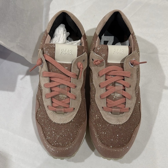 P448 Shoes - P448 Cancun Pink sparkle tennis shoes.   NIB